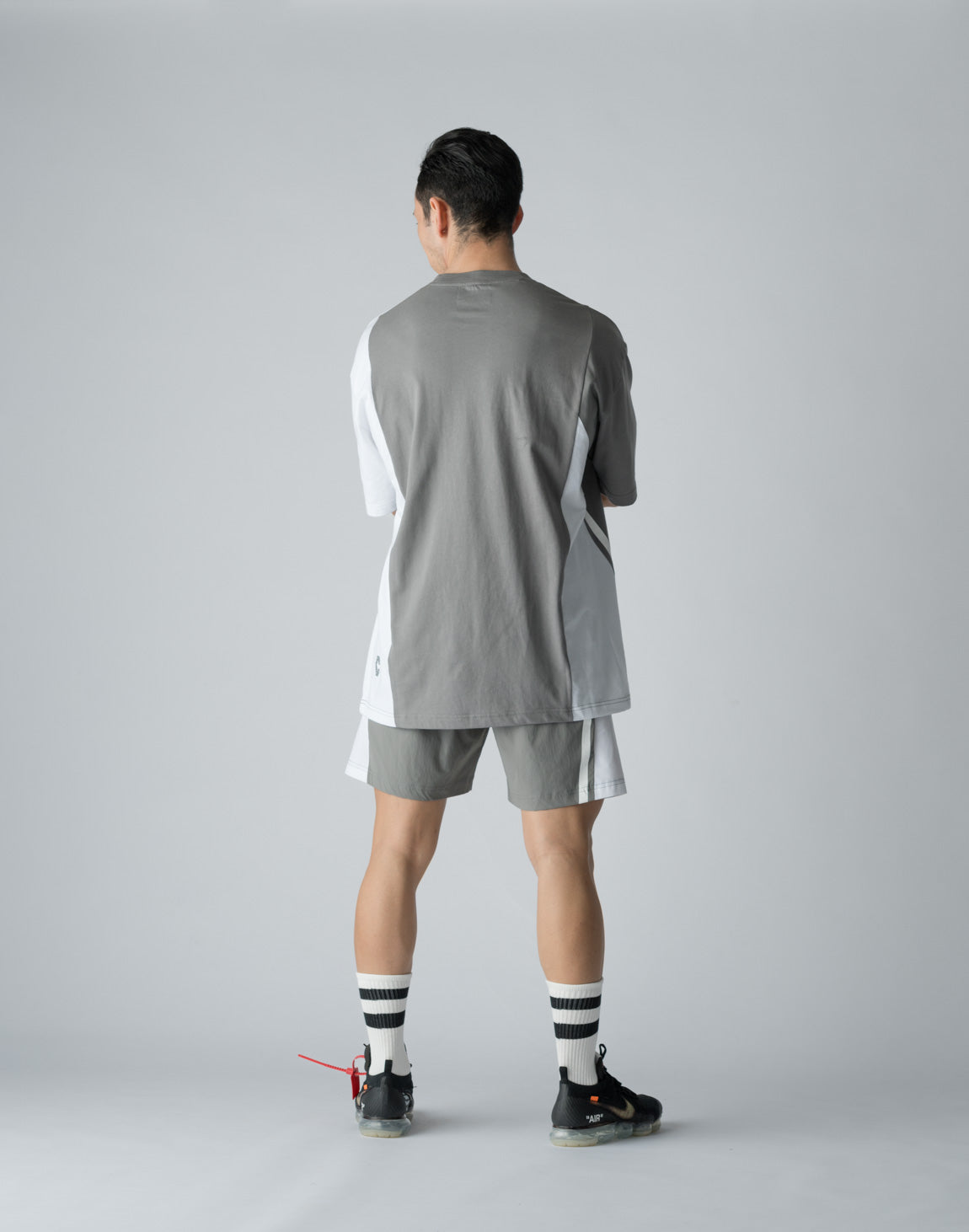 CRONOS DIAGONAL SWITCHING SHORTS【GRAY】 – クロノス CRONOS