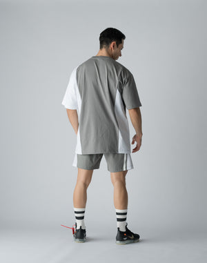 CRONOS DIAGONAL SWITCHING SHORTS【GRAY】