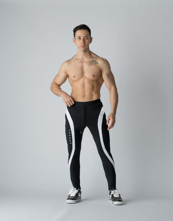 CRONOS BOTHSIDE SWITCHING LONGPANTS【BLACK】