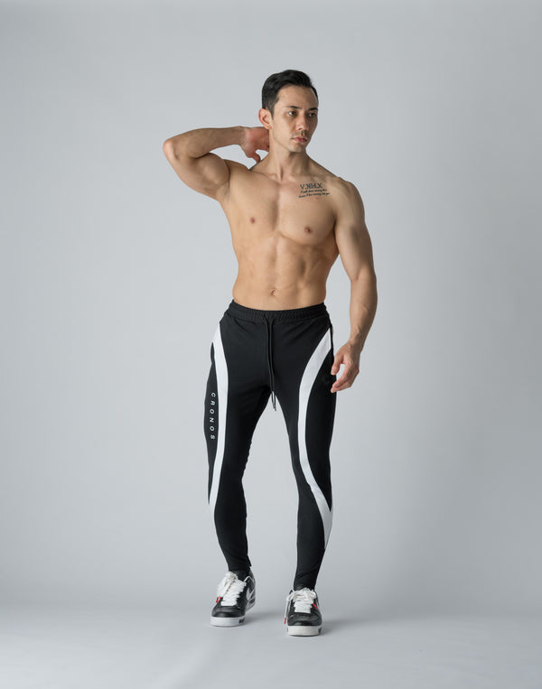 CRONOS BOTHSIDE SWITCHING LONGPANTS【BLACK】