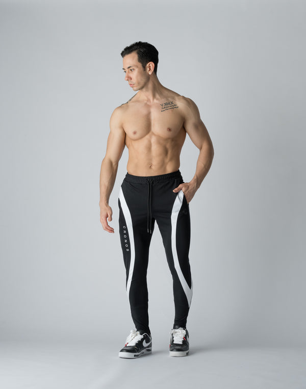 CRONOS BOTHSIDE SWITCHING LONGPANTS【BLACK】