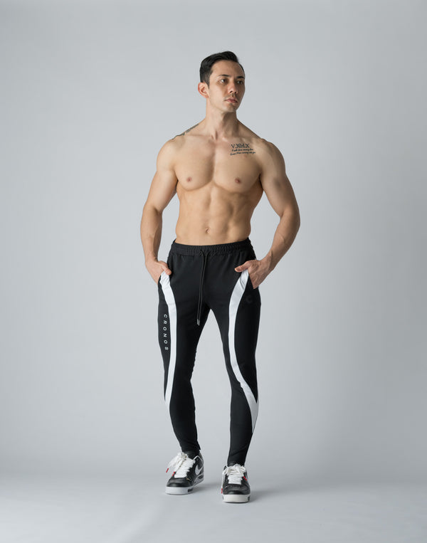 CRONOS BOTHSIDE SWITCHING LONGPANTS【BLACK】