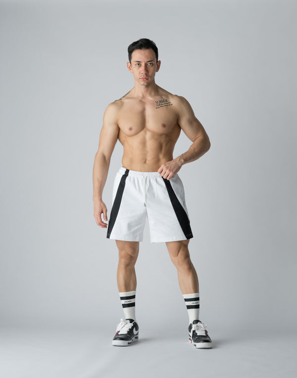 CRONOS BOTHSIDE SWITCHING SHORTS [WHITE]