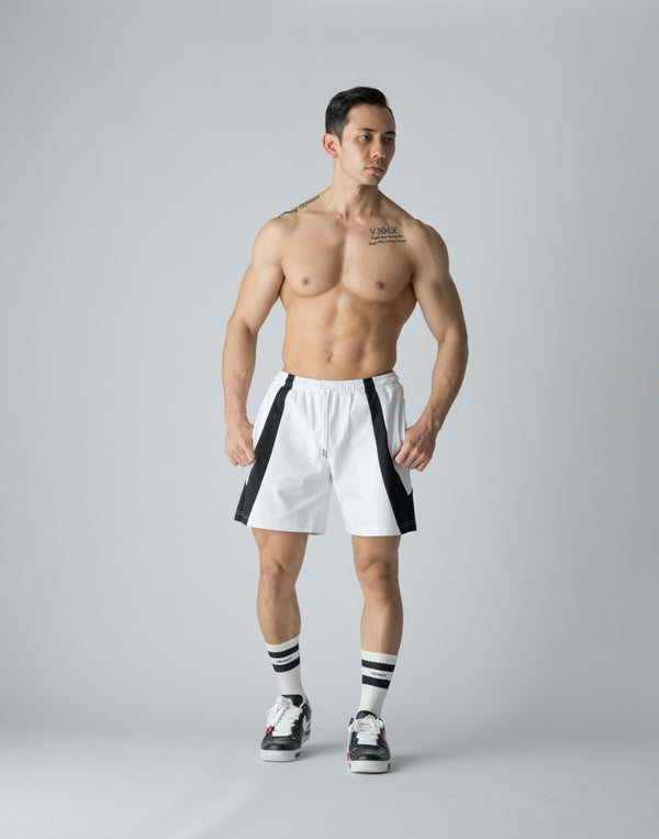 CRONOS BOTHSIDE SWITCHING SHORTS [WHITE]