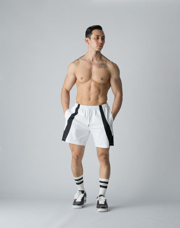 CRONOS BOTHSIDE SWITCHING SHORTS [WHITE]