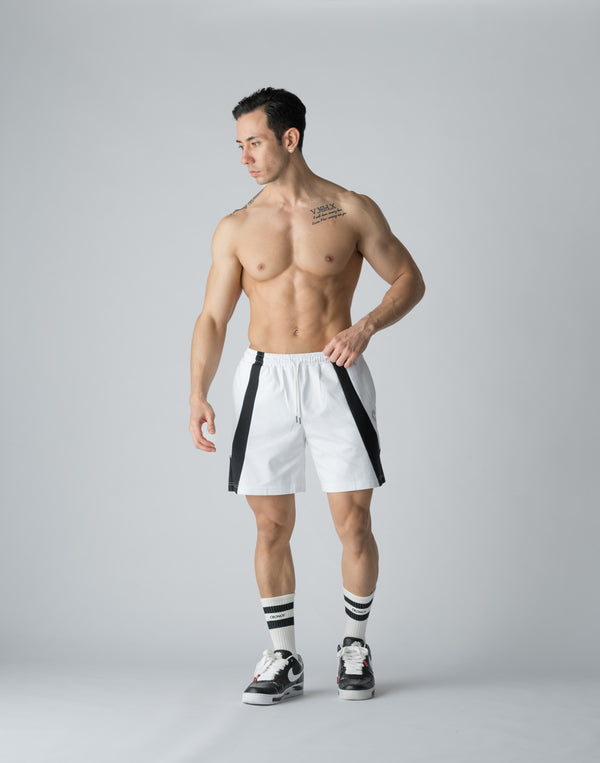 CRONOS BOTHSIDE SWITCHING SHORTS [WHITE]