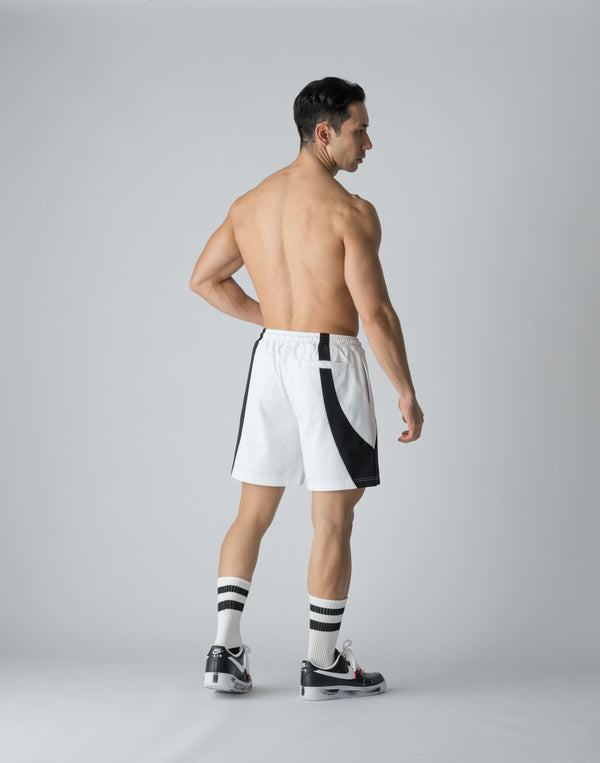 CRONOS BOTHSIDE SWITCHING SHORTS [WHITE]