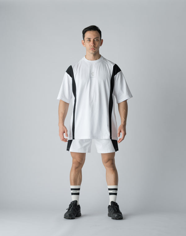 CRONOS BOTHSIDE SWITCHING SHORTS [WHITE]