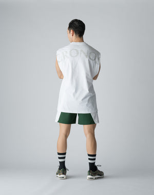 CRONOS 刺繡 BOXLOGO 無袖 [白色]