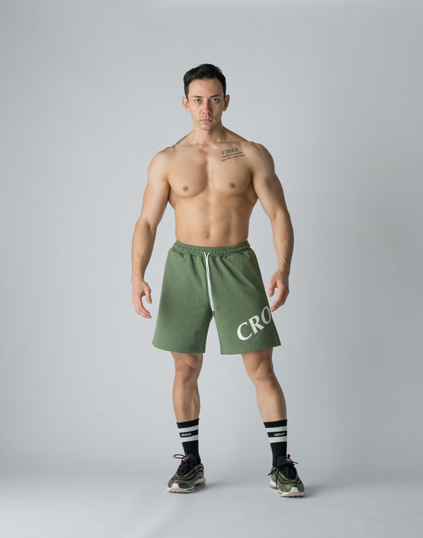 CRONOS SIDE PRINT SHORTS【C.GREEN】