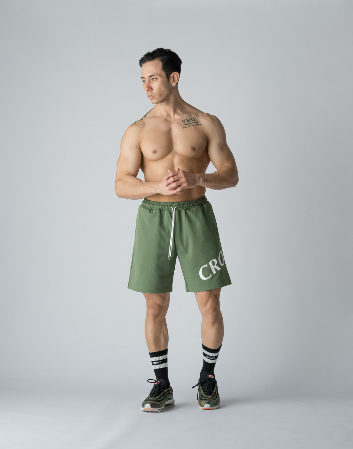 CRONOS SIDE PRINT SHORTS【C.GREEN】 – クロノス CRONOS