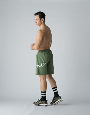 CRONOS SIDE PRINT SHORTS【C.GREEN】