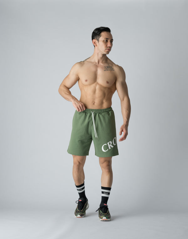 CRONOS SIDE PRINT SHORTS【C.GREEN】