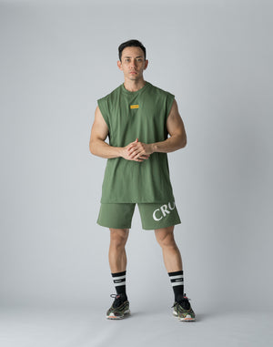 CRONOS SIDE PRINT SHORTS【C.GREEN】