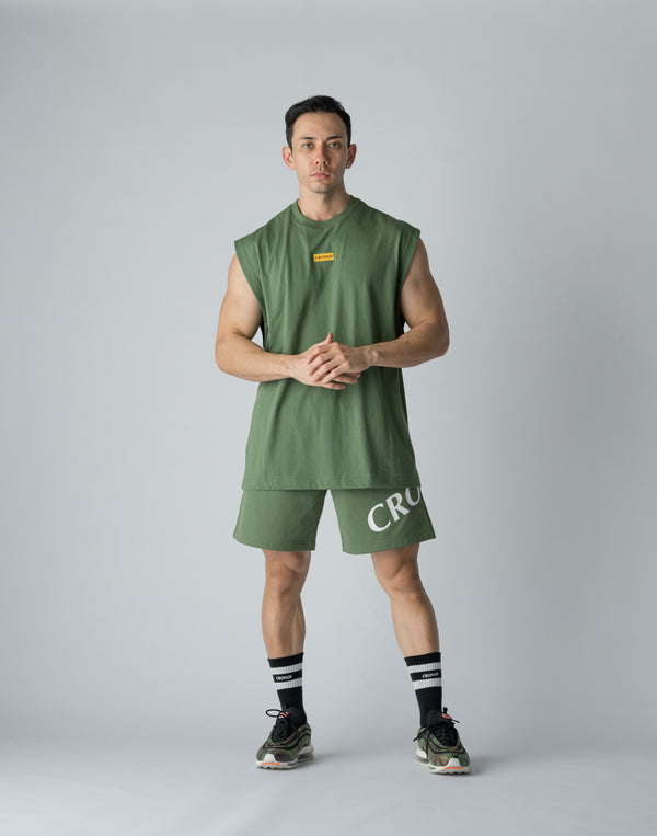 CRONOS SIDE PRINT SHORTS【C.GREEN】