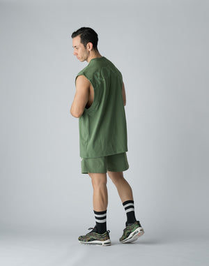 CRONOS SIDE PRINT SHORTS【C.GREEN】