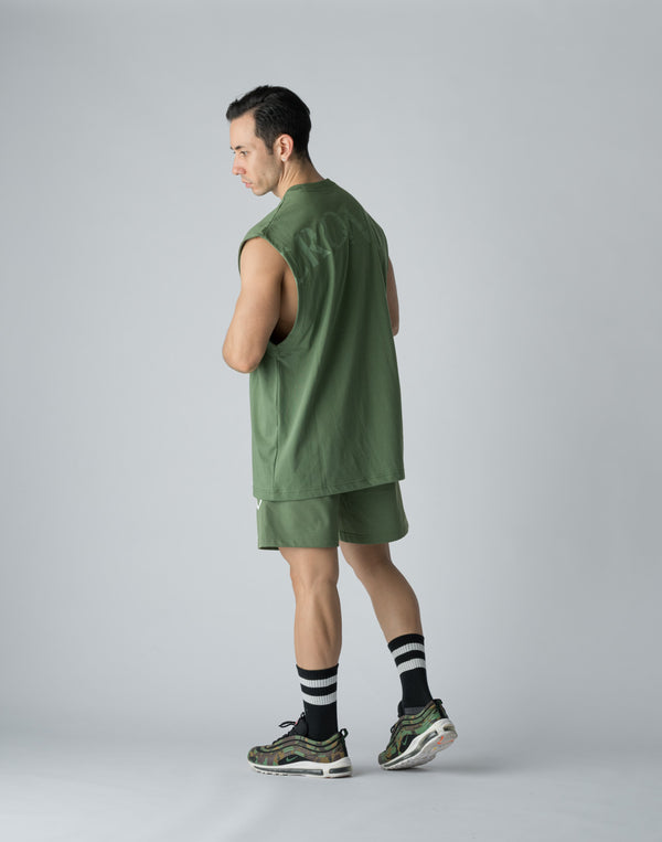 CRONOS SIDE PRINT SHORTS【C.GREEN】