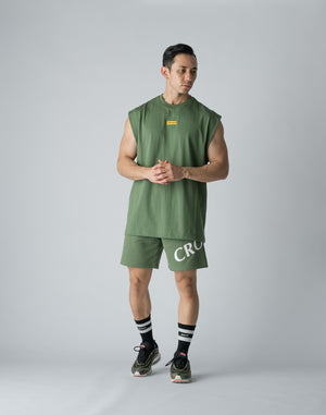 CRONOS SIDE PRINT SHORTS【C.GREEN】