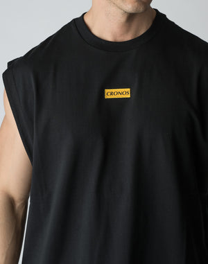 CRONOS 刺繡 BOXLOGO 無袖 [白色]