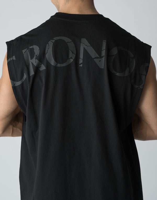 CRONOS 刺繡 BOXLOGO 無袖 [白色]