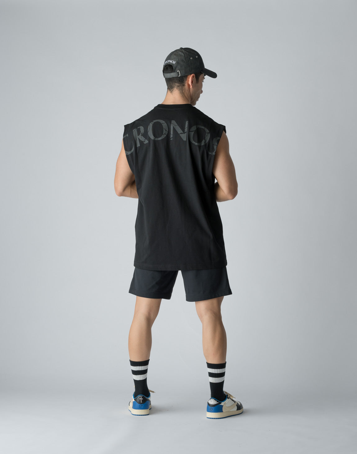 CRONOS SIDE PRINT SHORTS【BLACK】 – クロノス CRONOS Official