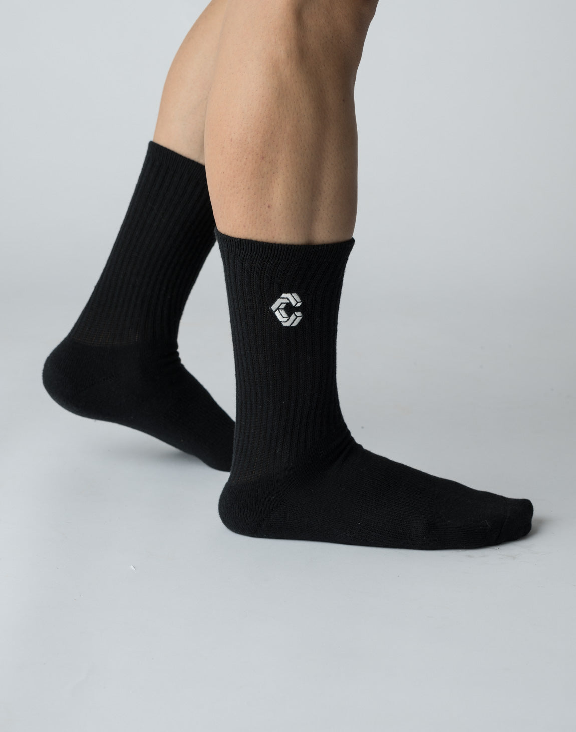 CRONOS 2PACK LOGO SOCKS【WHITE×BLACK】 – クロノス CRONOS Official Store