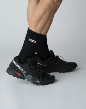 CRONOS 2PACK BOXLOGO SOCKS【WHITE×BLACK】