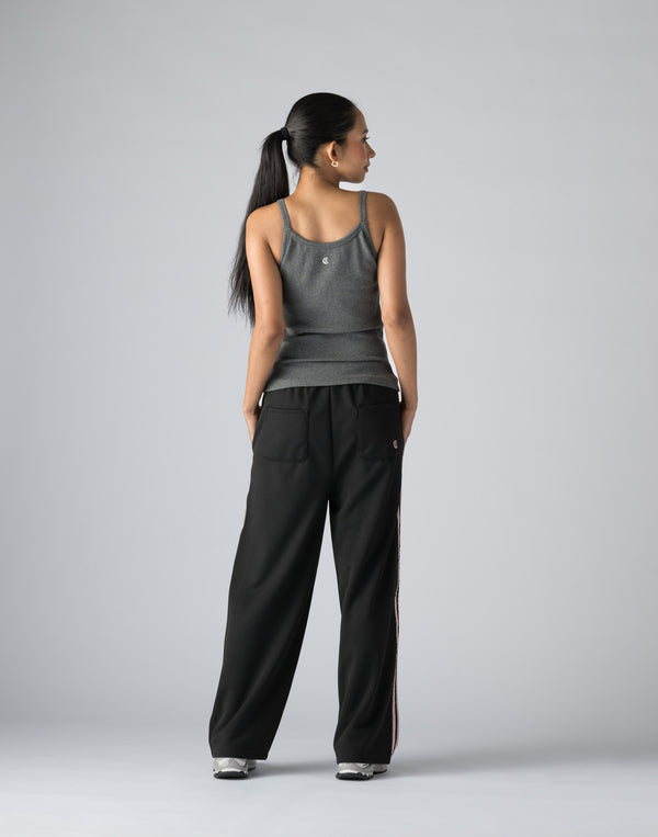 CRONOS WOMEN BLACK LETTER TANKTOP【GRAY】
