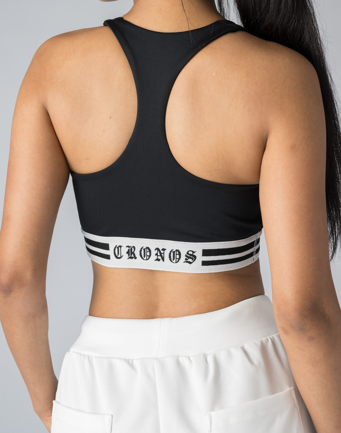 CRONOS WOMEN BLACK LETTER BRA【GRAY】 – クロノス CRONOS