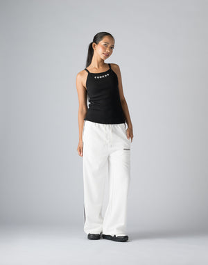 CRONOS WOMEN BLACK LETTER TANKTOP【BLACK】