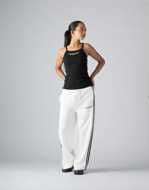 CRONOS WOMEN BLACK LETTER TANKTOP【BLACK】