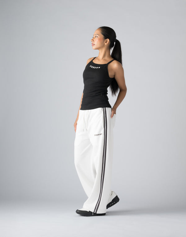 CRONOS WOMEN BLACK LETTER TANKTOP【BLACK】