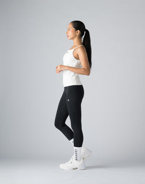 CRONOS WOMEN BLACK LETTER TANKTOP【WHITE】