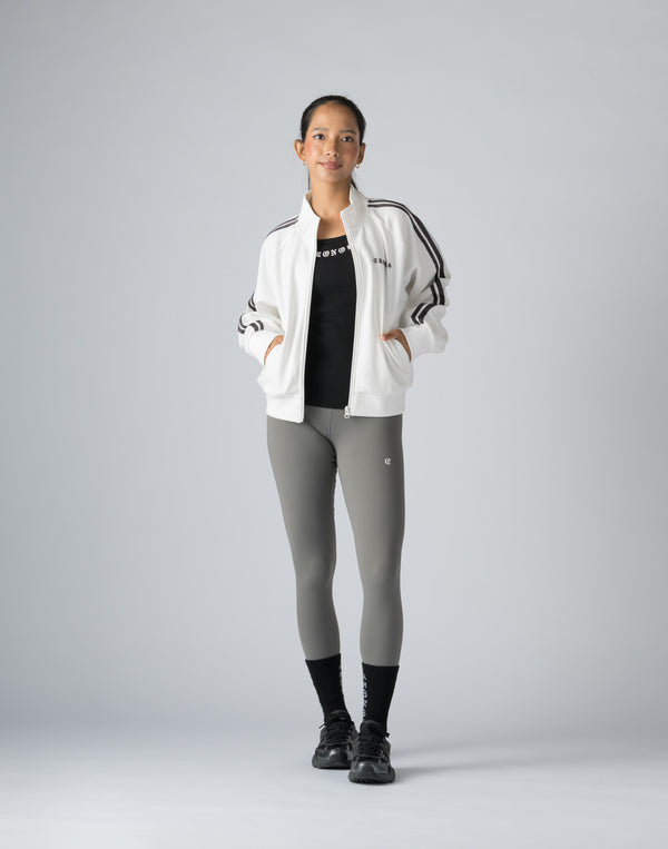 CRONOS WOMEN BLACK LETTER LEGGINGS【GRAY】