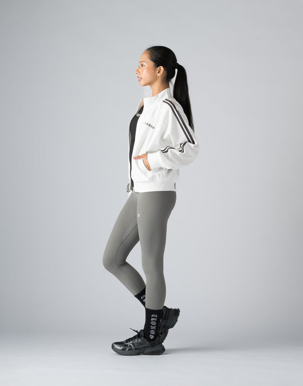 CRONOS WOMEN BLACK LETTER LEGGINGS【GRAY】