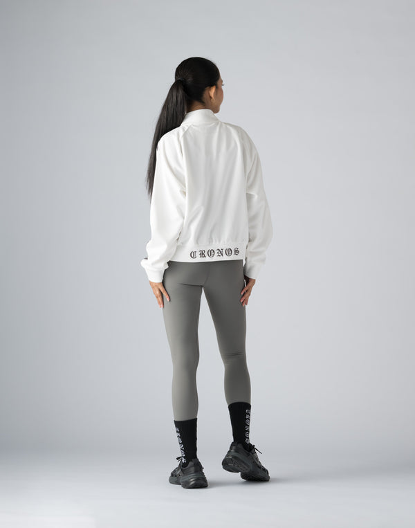 CRONOS WOMEN BLACK LETTER LEGGINGS【GRAY】