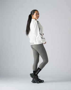 CRONOS WOMEN BLACK LETTER LEGGINGS【GRAY】