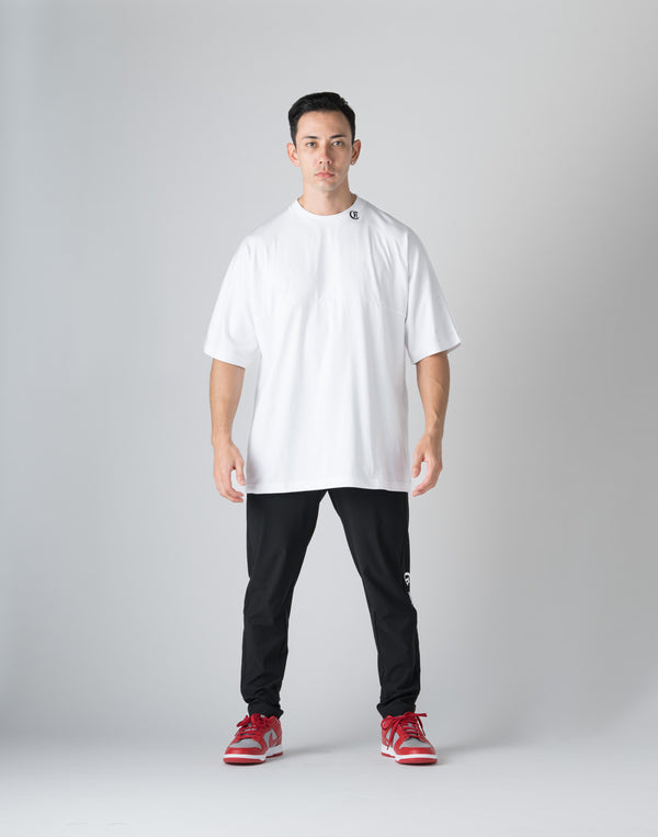 CRONOS BLACK LETTER DOLMAN SLEEVE T-SHIRT【WHITE】