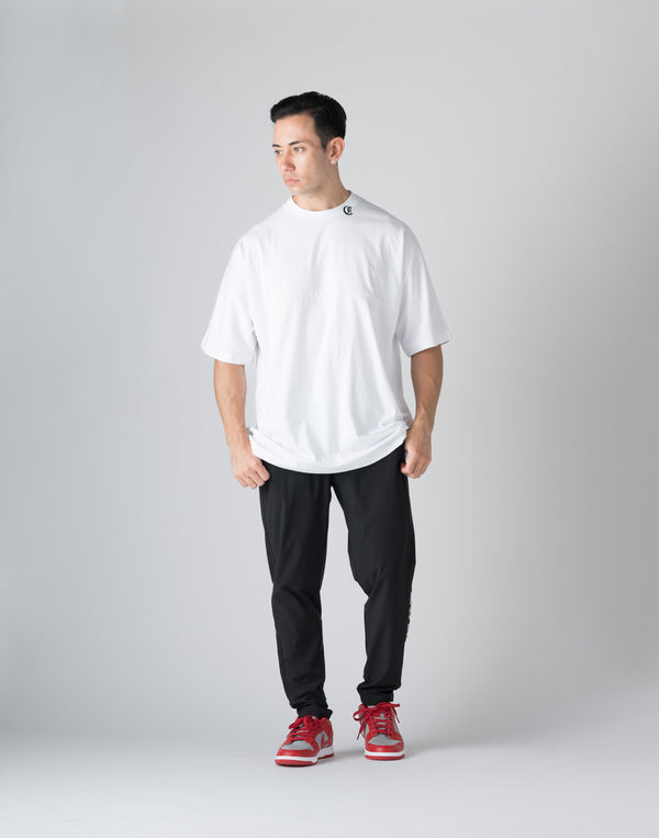 CRONOS BLACK LETTER DOLMAN SLEEVE T-SHIRT【WHITE】