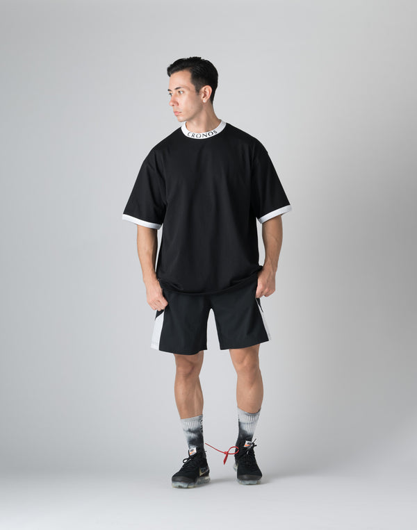 CRONOS EMBOSSING LOGO OVERSIZE T-SHIRT