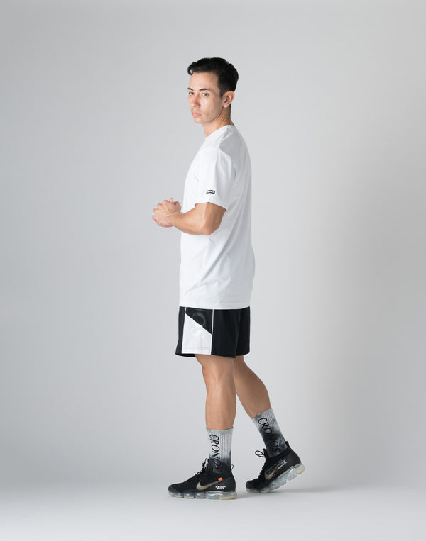 CRONOS 2PACK REGULAR CREW NECK T-SHIRT【BLACK×WHITE】