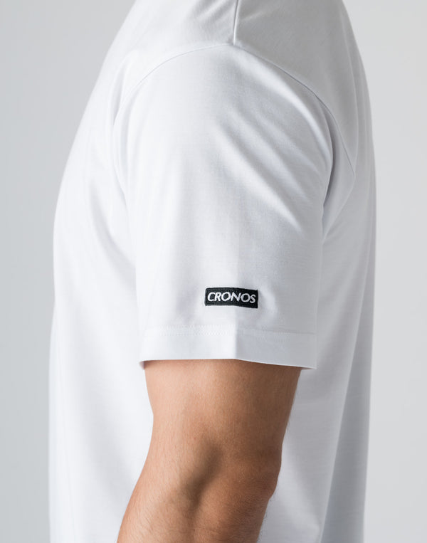 CRONOS 2PACK REGULAR CREW NECK T-SHIRT【BLACK×WHITE】
