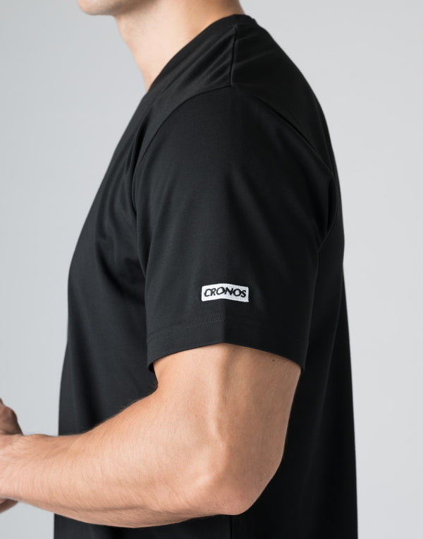 CRONOS 2PACK REGULAR CREW NECK T-SHIRT【BLACK×WHITE】