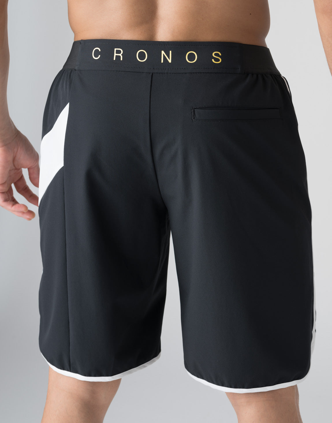 CRONOS DIAGONAL SWITCHING SURF SHORTS【BLACK×GOLD】 – クロノス CRONOS Official  Store