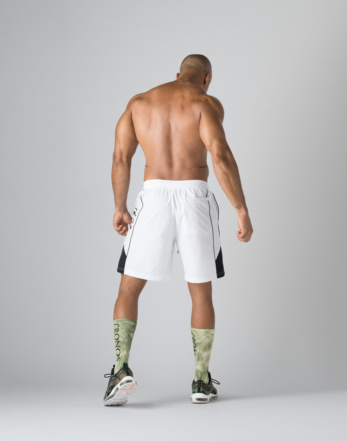 CRONOS SIDE LOGO SHORTS【WHITE】 – クロノス CRONOS Official