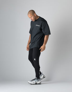 CRONOS STRIPED PATTERN OVERSIZE T-SHIRT