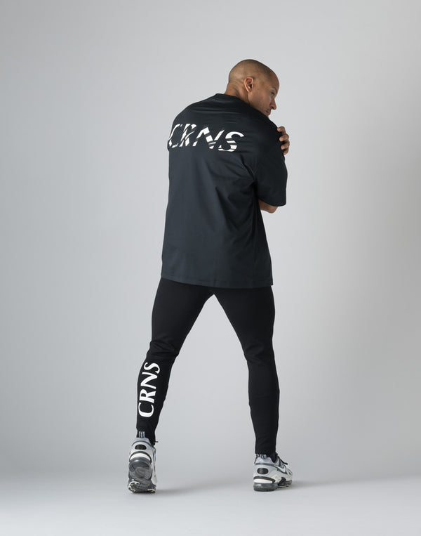 CRONOS STRIPED PATTERN OVERSIZE T-SHIRT