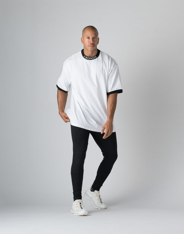 CRONOS EMBOSSING LOGO OVERSIZE T-SHIRT