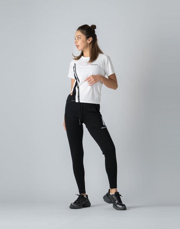CRONOS WOMEN FRONT SLIT T-SHIRTS