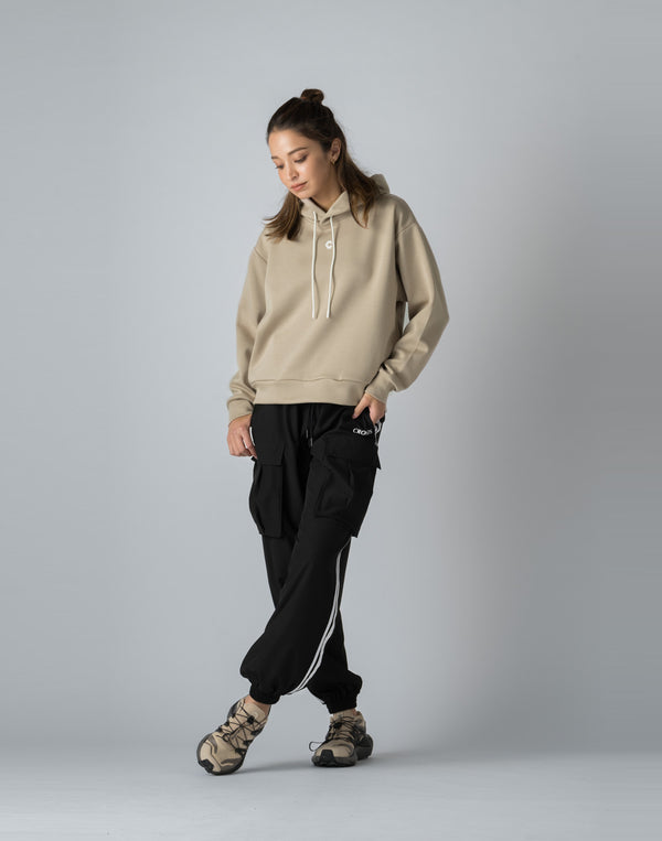 CRONOS WOMEN NYLON STRETCH CARGO【BLACK】
